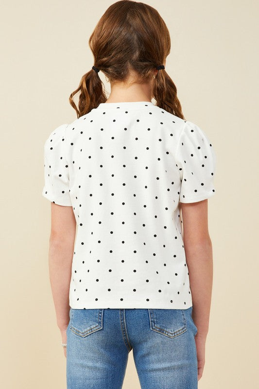 Girls Polka Dot Top
