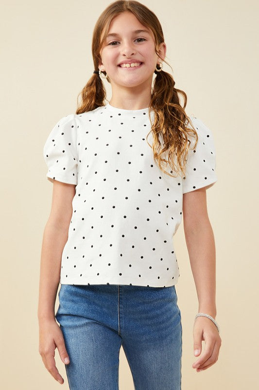 Girls Polka Dot Top