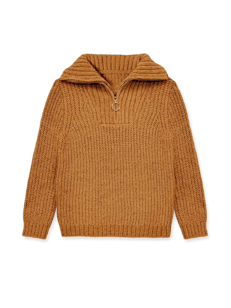 Girls Knit Quarterzip