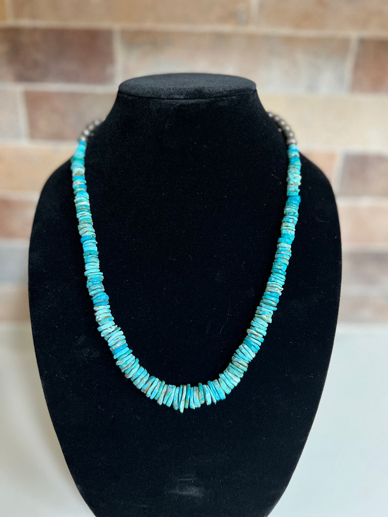 Royal Beauty Turquoise Chip Necklace
