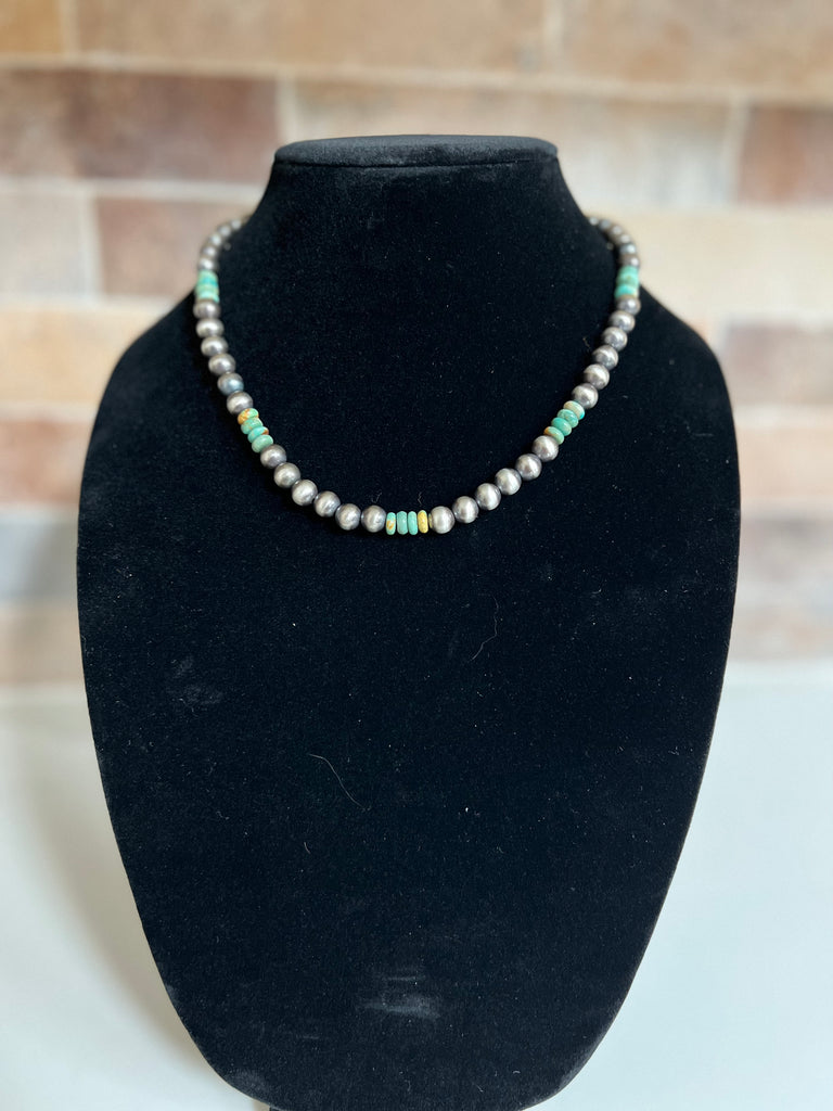 Navajo Pearls with Royal Beauty Turquoise