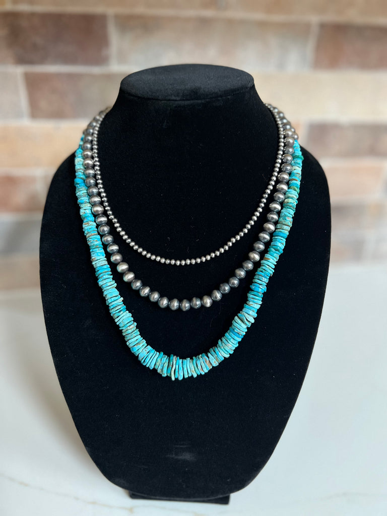 Royal Beauty Turquoise Chip Necklace