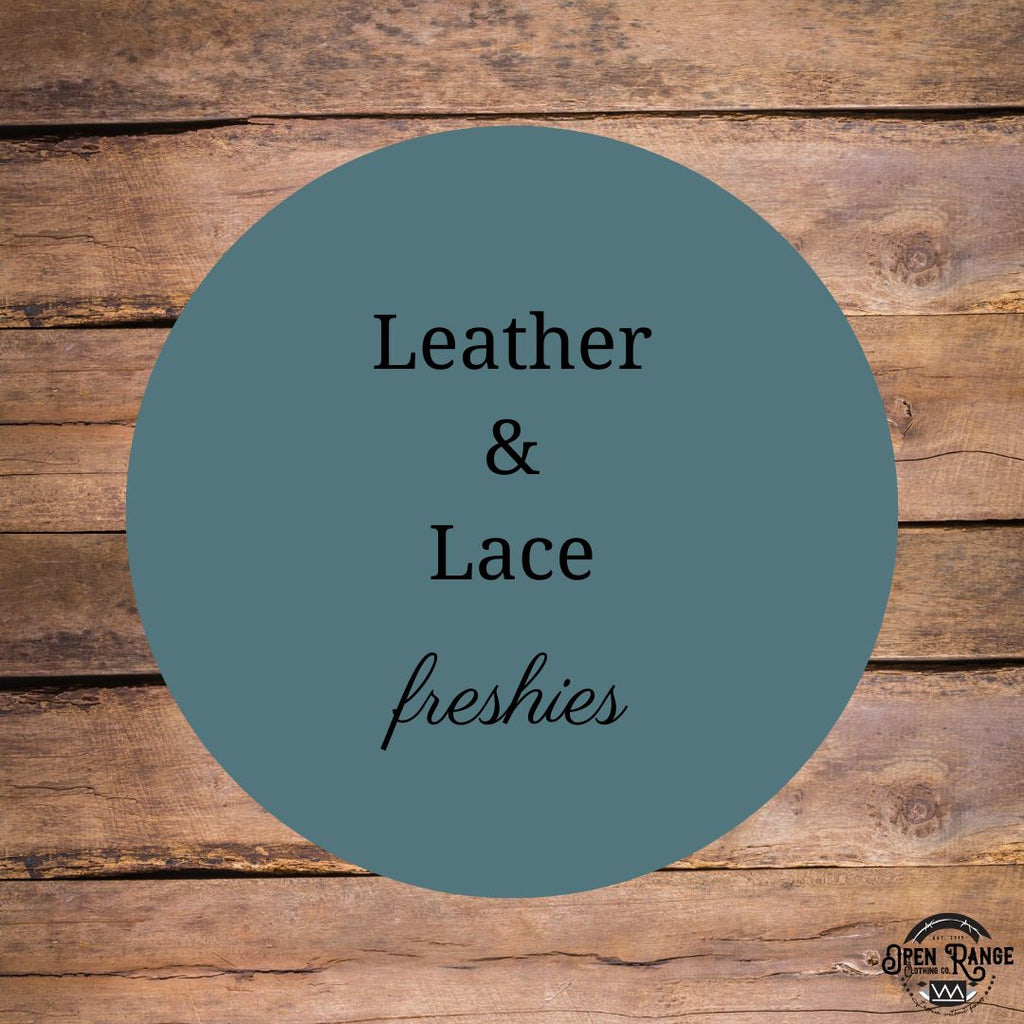 Leather and Lace Freshie