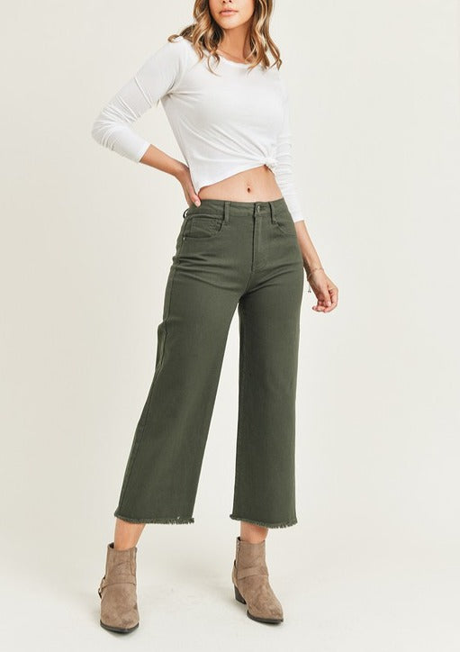 High Rise Ankle Crop